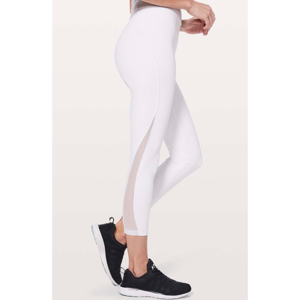 Lululemon Train Times Pant 25” in white